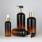 Amber Lotion Shower Conditioner Pompa Plastik Botol Dispenser Shampoo 7.4oz 13.5oz