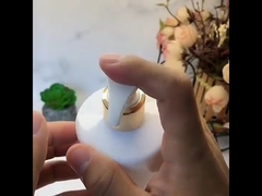 500ml Pompa Aluminium Botol Sampo Plastik Botol Cuci Tubuh Putih